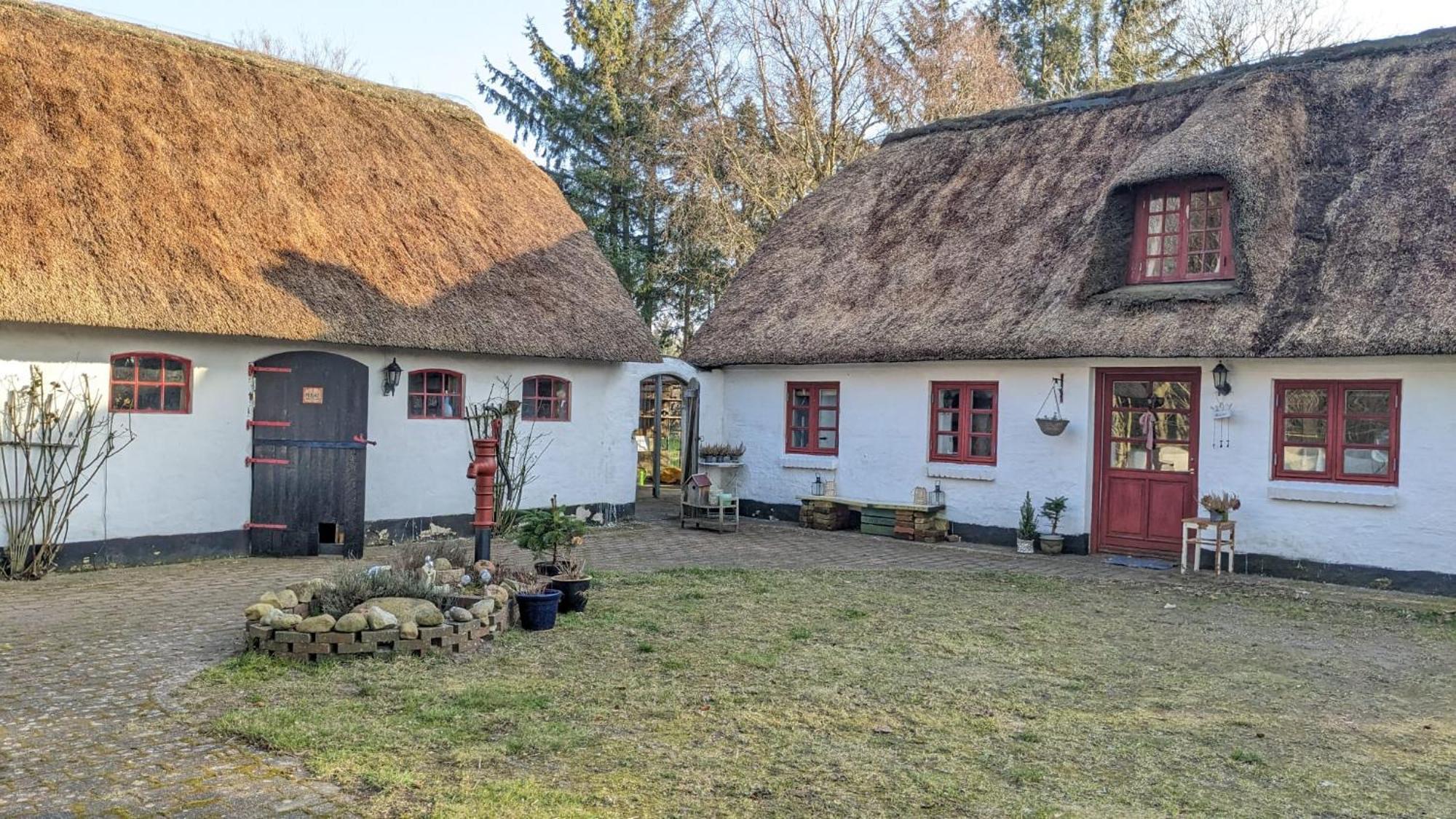 Gemuetliches Reetdachhaus Mit Kaminofen Hostel Ribe Kültér fotó